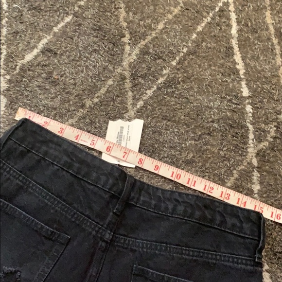 Black Distressed Mom Jeans - Picture 7 of 9